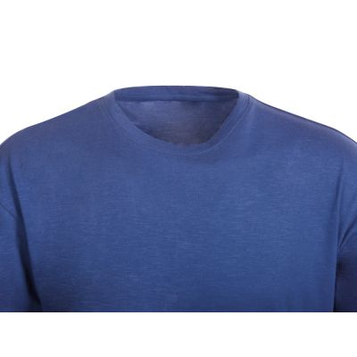 Футболка из джерси с протяжками Portofino унисекс, классический синий-10
