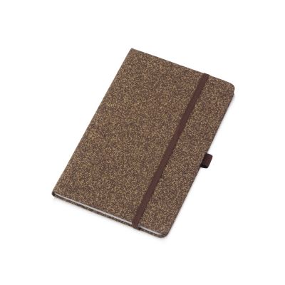 Блокнот из кофейных зерен А5 Coffee notes, твердая обложка, 80 листов 70 гр/м2 белой бумаги, кофейный-0