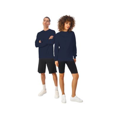 Свитшот Warsaw 220гр, унисекс, темно-синий-5