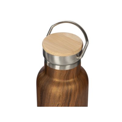 Вакуумный термос Britewood S2, 500 мл, бамбуковая крышка, крафтовый тубус-5