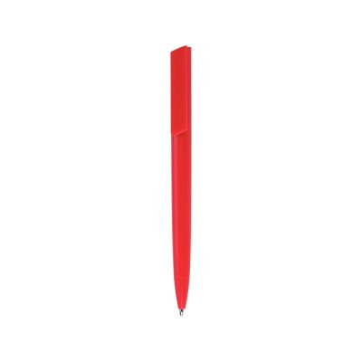 Ручка пластиковая шариковая Taper Solid, матовый красный-1