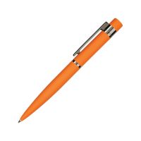 Ручка металлическая шариковая Verona, софт-тач, 1.0 мм, оранжевый