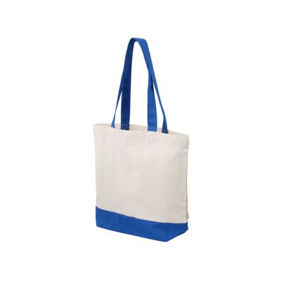Сумка для шоппинга Cotton из переработанного хлопка 280 г, синий-2