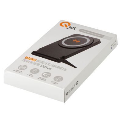 Внешний магнитный аккумулятор MagnIQ, черный, 5000 mAh-9