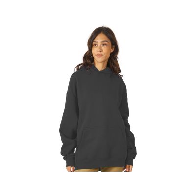 Толстовка с капюшоном оверсайз Berlin унисекс, темно-серый-2