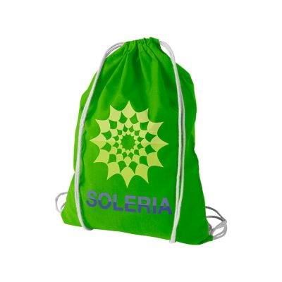 Рюкзак хлопковый Oregon, лайм-2