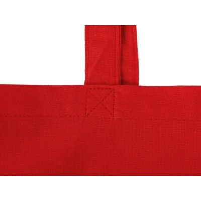 Складывающаяся сумка Skit из хлопка на молнии, красный-5