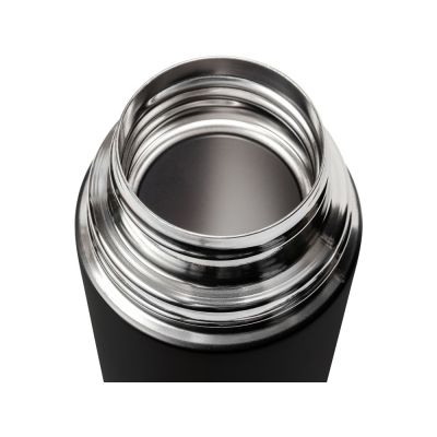 Термос Relaxika 101 (1 литр), черный (без лого)-4