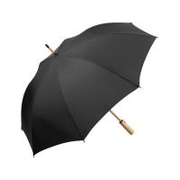 Зонт 7379  AC midsize bamboo umbrella ÖkoBrella  black wS
