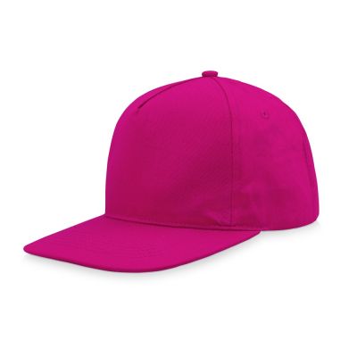 Бейсболка Poly 5-ти панельная, фуксия-0