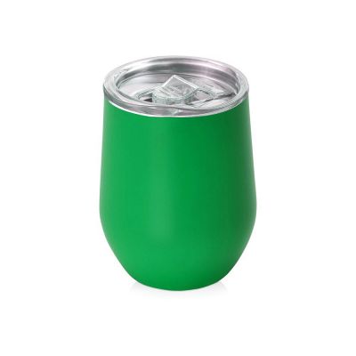 Вакуумная термокружка Sense, непротекаемая крышка, зеленый-0