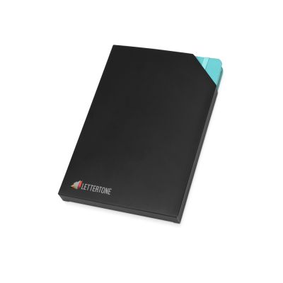 Блокнот А5 Vision 2.0 ламинированной твердой обложке, голубой-6