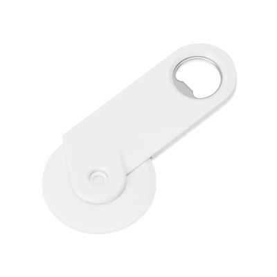 Нож для пиццы с открывашкой бутылок, белый-0