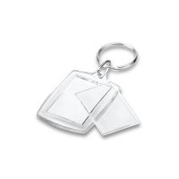 PICTURE. Plastic key ring, прозрачный