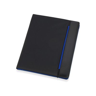Папка для документов Делос, черный/синий-0