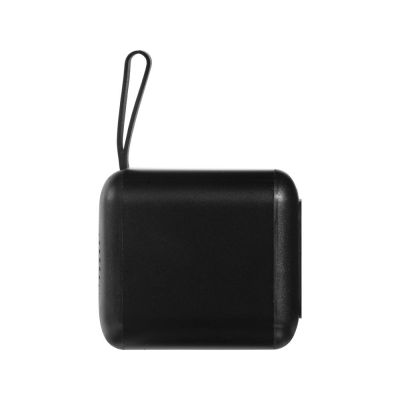 Портативная колонка TWS с подсветкой лого Tiny, 3 Вт, черный-4