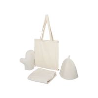 Банный набор с килтом Healing Light, мужской, белый