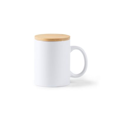 Керамическая кружка BERRY Eco line объемом 370 мл., белый-8