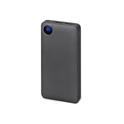 Внешний аккумулятор с дисплеем Mild, 10 000 mAh, темно-серый-0