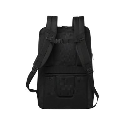 Expedition Pro расширяемый рюкзак для ноутбука из переработанных материалов по стандарту GRS,17 дюймов, объемом 35 л - сплошной черный-2