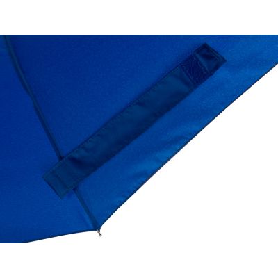 Зонт-автомат Lumet с куполом из переработанного пластика, синий-5