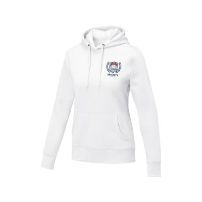 Charon Женская толстовка с капюшоном, белый-6