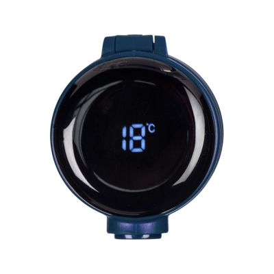 Вакуумная термокружка Waterline с медной изоляцией Bravo, 400 мл, тубус, темно-синий-4