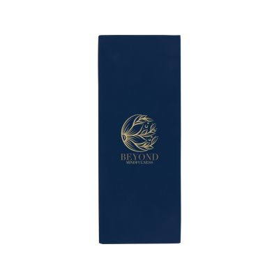 Althea спортивное полотенце 30х80 см - Синий нэйви-3