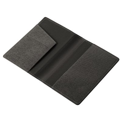 Подарочный набор Consul: обложка для паспорта и картхолдер, серый-8