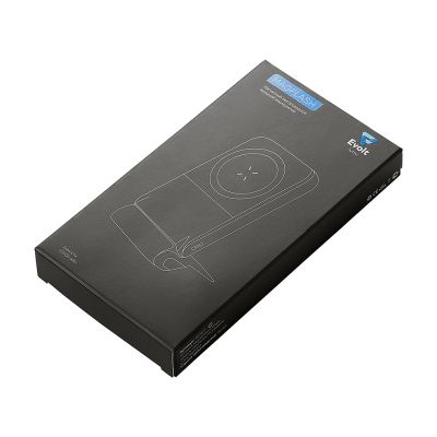 Беспроводной внешний аккумулятор с подсветкой лого и подставкой Magflash, 10000 мАч, 15 Вт, черный-17