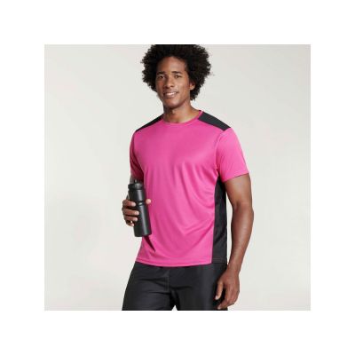 Спортивная футболка Detroit мужская, яркая фуксия/черный-4