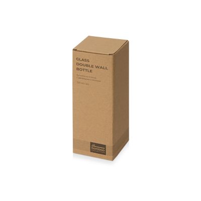 Стеклянный термос с двойными стенками и ситечком 320 мл Badachu, прозрачный-6