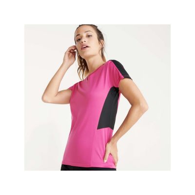 Футболка Suzuka женская, яркая фуксия /черный-4
