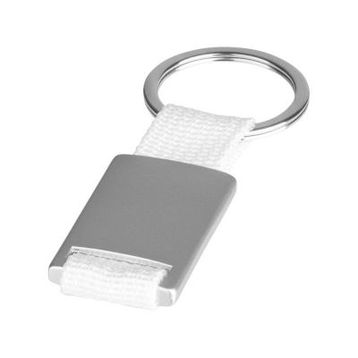 Брелок Alvaro, серебристый/белый-0