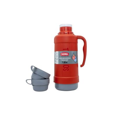 Термос со стеклянной колбой тм THERMOS PICNIC 40 Series Red 1,0L-6