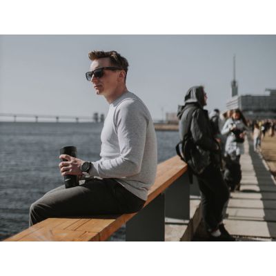 Термос питьевой, вакуумный, бытовой, тм bobber. Объем 0,47 литра. Артикул Tumbler-470 Black Coffee-7