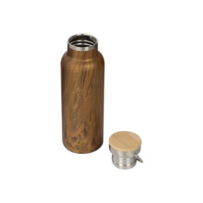 Вакуумный термос Britewood S2, 500 мл, бамбуковая крышка, крафтовый тубус-1