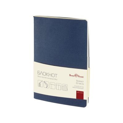 Бизнес - блокнот А6 (105 х 148 мм) Conceptual Office 32 л., синий-0