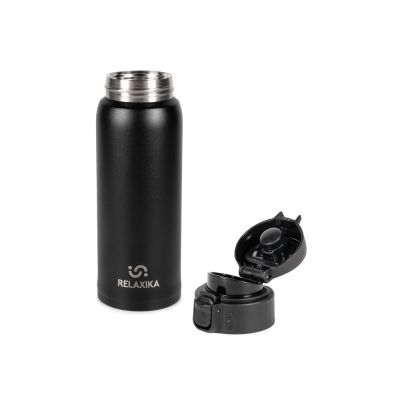 Термокружка Relaxika 701, 480 мл, черный-4