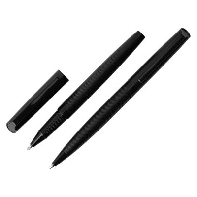 Подарочный набор ручек Dumas: ручка шариковая и роллер, 4 стержня (2 шариковых, 2 роллера), футляр-4