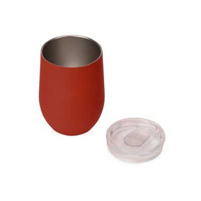 Термокружка Sense Gum soft-touch, 370мл, красный-1