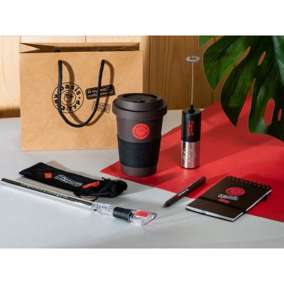 Ручка шариковая Coffee. Эко материал из кофейных зерен, коричневый-4