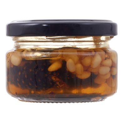 Мед с сосновой шишкой и кедровым орехом 120 гр.-2