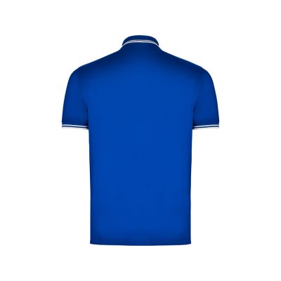 Рубашка поло Montreal мужская, королевский синий/белый-1