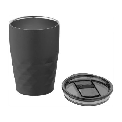 Кружка Geo с вакуумной изоляцией, черный-1