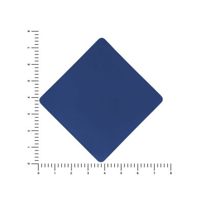 ПАТЧ РОМБ soft-touch (синий) 7,6 х 7,6 см-1
