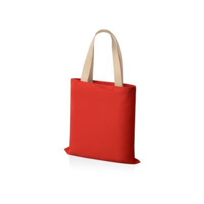 Сумка для шопинга Steady из хлопка с парусиновыми ручками, 260 г/м2, красный (P)-1