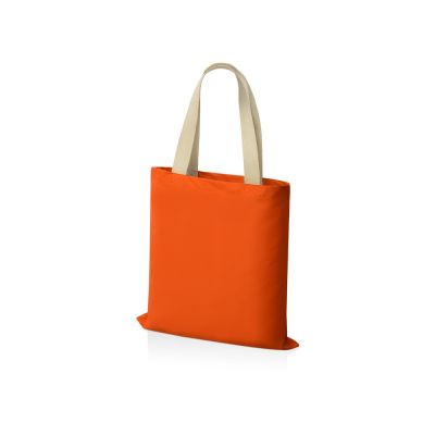 Сумка для шопинга Steady из хлопка с парусиновыми ручками, 260 г/м2, оранжевый-1