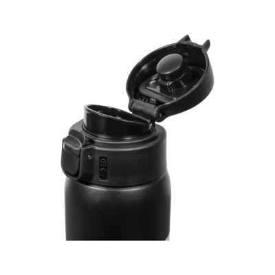 Термокружка Relaxika 701 (0,48 литра), черная (без лого)-10