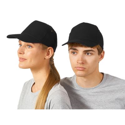 Бейсболка New York 5-ти панельная, черный-0